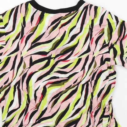 Womens UK Size 10 Marks and Spencer Multicoloured Basic Blouse