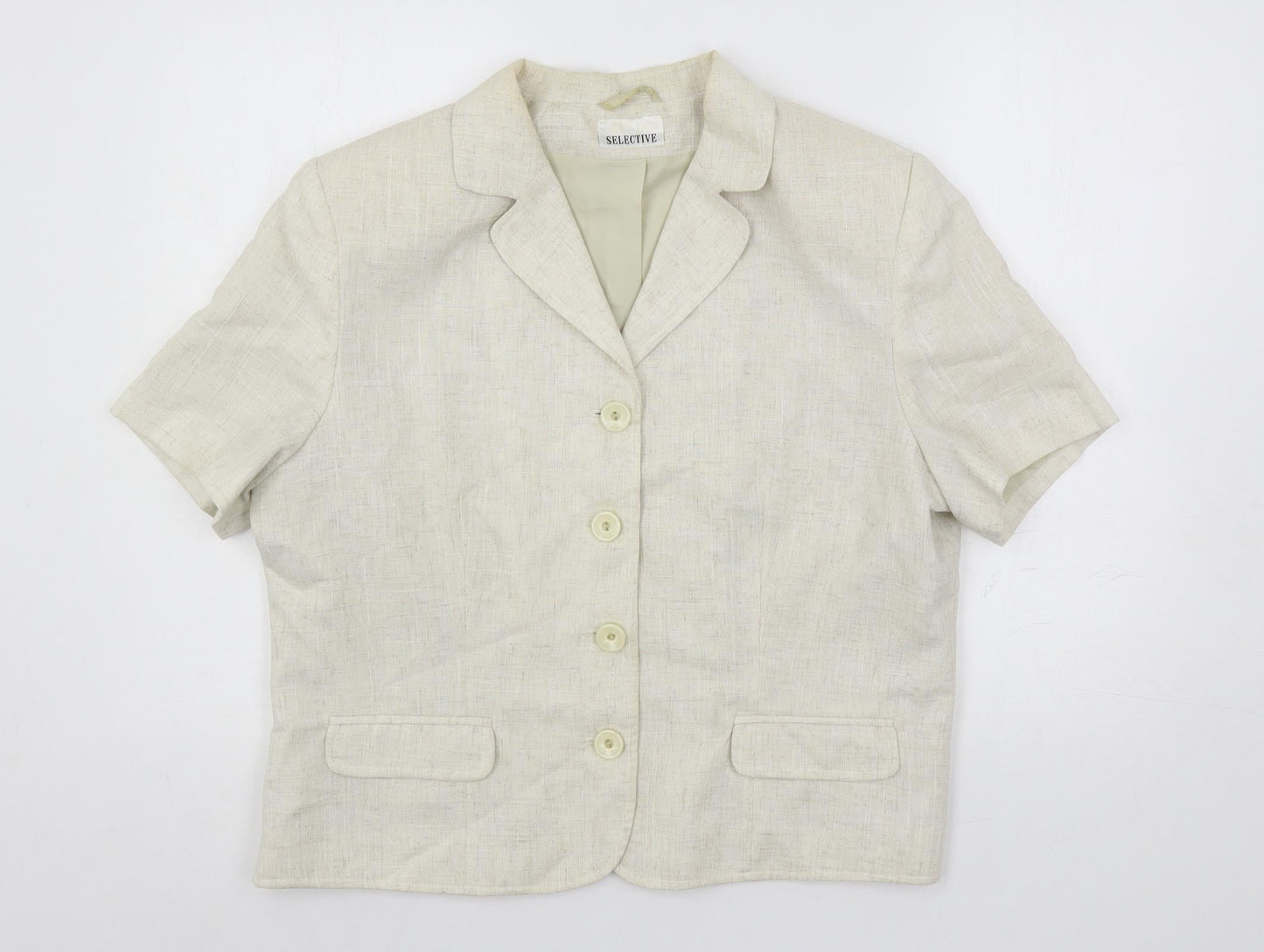 Womens UK Size 18 Selective Beige Jacket
