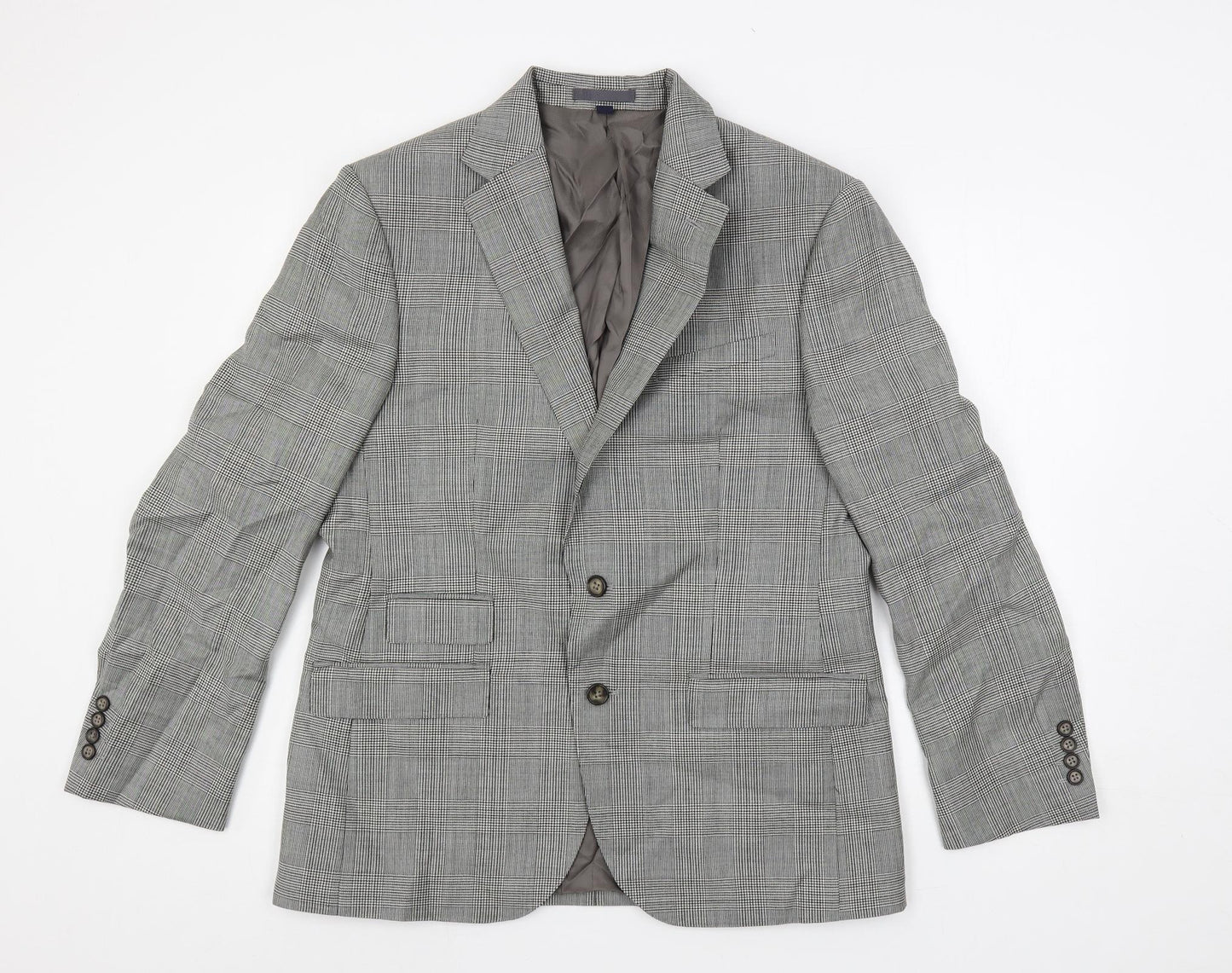 Mens UK Size 40 Marks and Spencer Regular Grey Suit Jacket