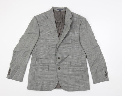 Mens UK Size 40 Marks and Spencer Regular Grey Suit Jacket