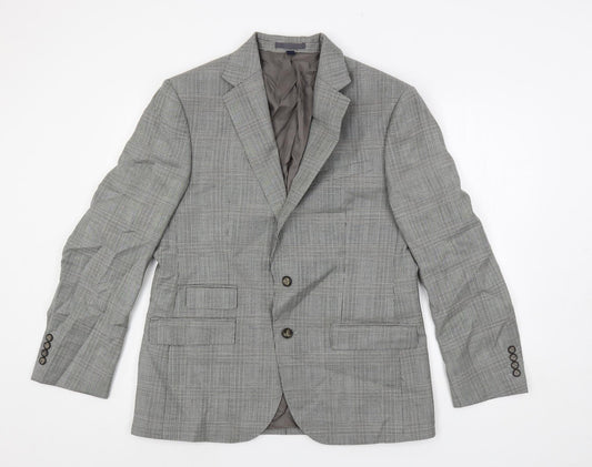 Mens UK Size 40 Marks and Spencer Regular Grey Suit Jacket