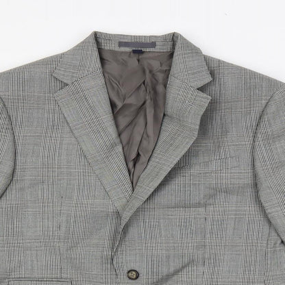 Mens UK Size 40 Marks and Spencer Regular Grey Suit Jacket