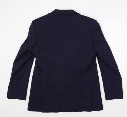 Mens UK Size 42 Marks and Spencer Regular Blue Suit Jacket