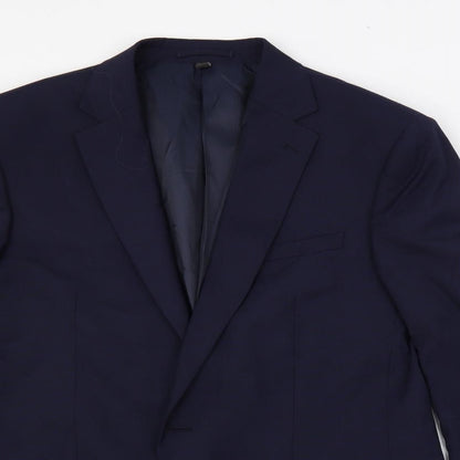 Mens UK Size 42 Marks and Spencer Regular Blue Suit Jacket