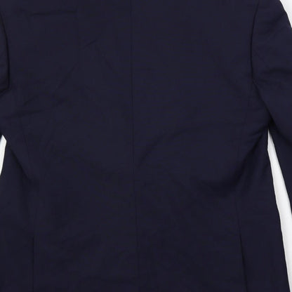 Mens UK Size 42 Marks and Spencer Regular Blue Suit Jacket