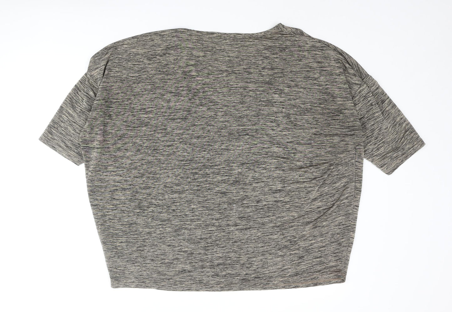 Originals Womens Brown Polyester Basic Blouse Size 20 Round Neck