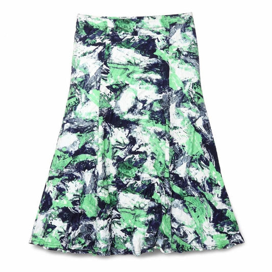Womens UK Size 12 Marble Flare  Skirt