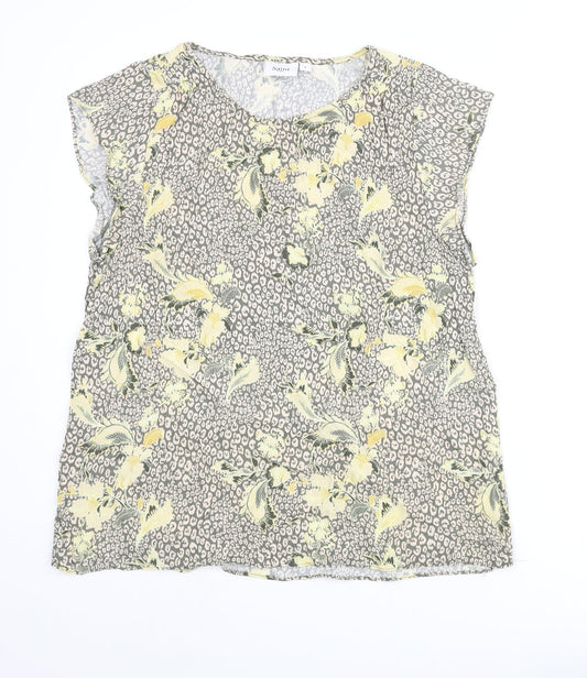 Womens UK Size L Saint Tropez Clothing Multicoloured Basic Blouse