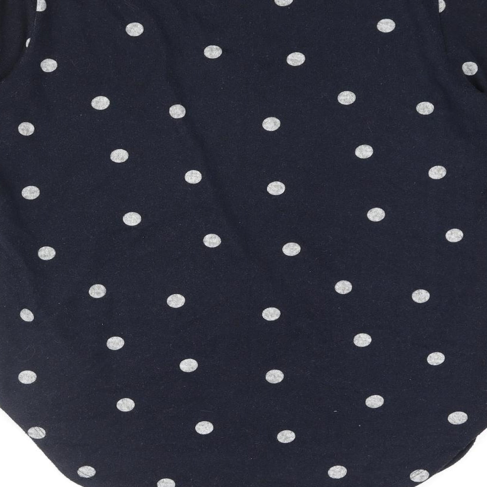Intuition Womens Blue Round Neck Polka Dot Polyester Pullover Jumper Size 12 - Size 12-14