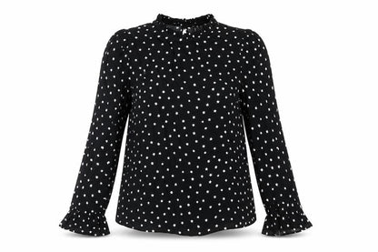 Womens UK Size 8 Forever New Black Basic Blouse