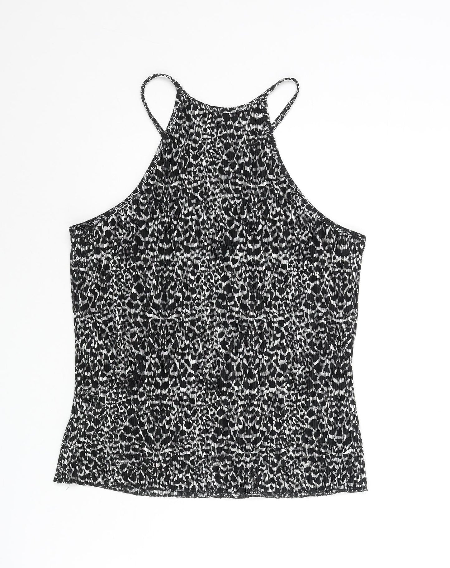 Womens UK Size 14 NEXT Black Camisole Blouse