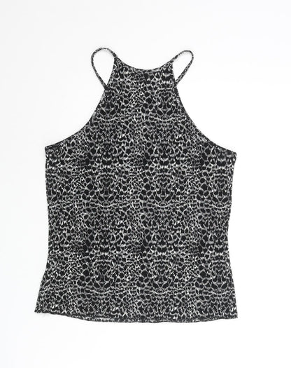 Womens UK Size 14 NEXT Black Camisole Blouse