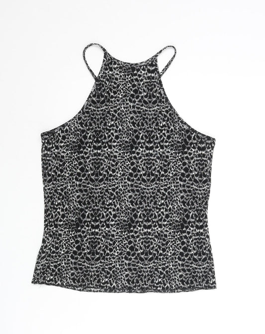 Womens UK Size 14 NEXT Black Camisole Blouse