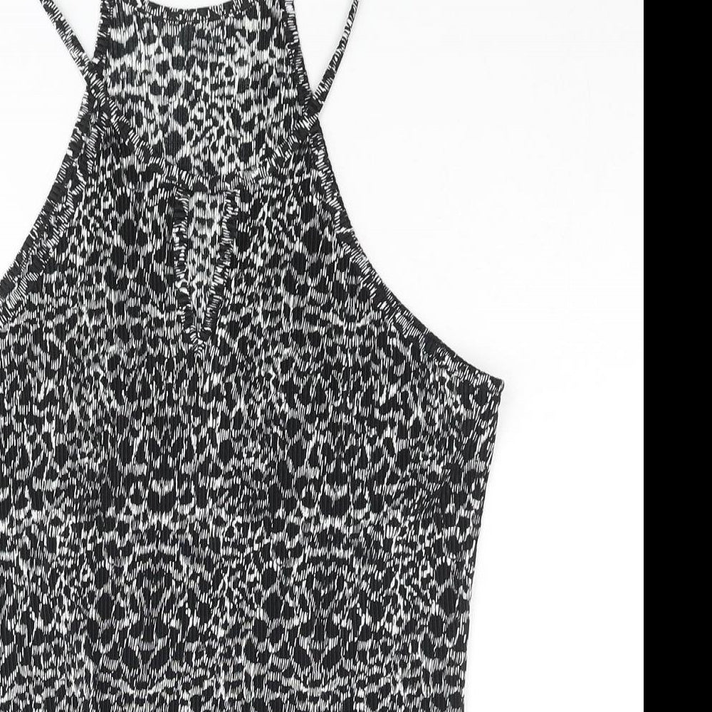 Womens UK Size 14 NEXT Black Camisole Blouse