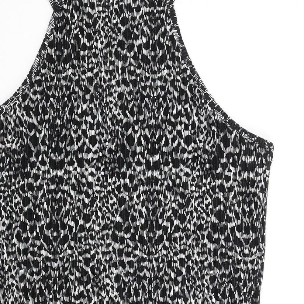 Womens UK Size 14 NEXT Black Camisole Blouse