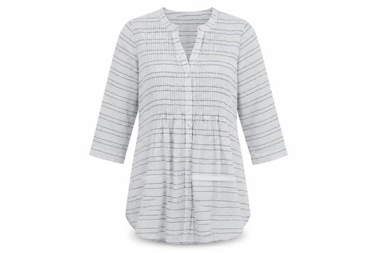 Womens UK Size 10 Debenhams Blue Tunic Blouse