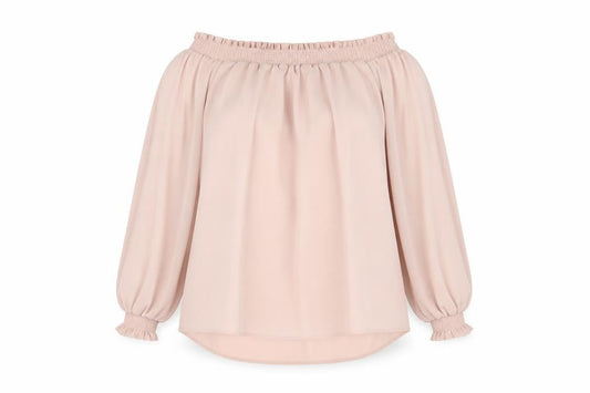 Womens UK Size 14 New Look Pink Basic Blouse