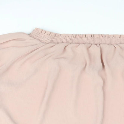 Womens UK Size 14 New Look Pink Basic Blouse