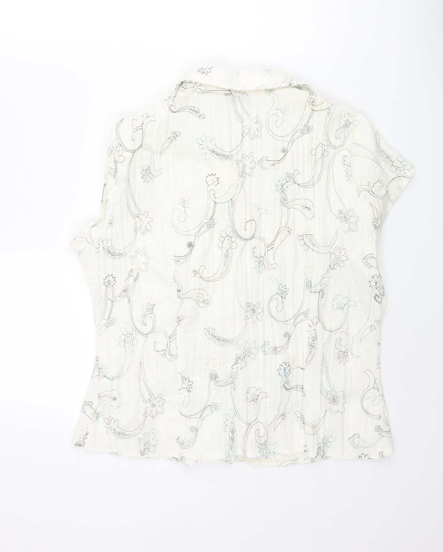 Womens UK Size 18 BHS Ivory Basic Blouse