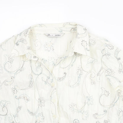 Womens UK Size 18 BHS Ivory Basic Blouse