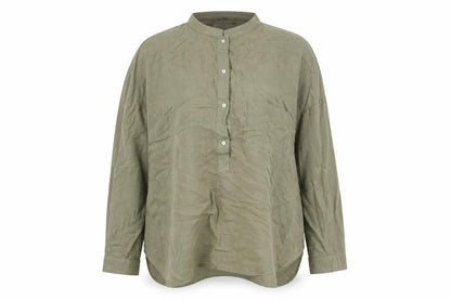Womens UK Size L Zara Green Basic Blouse