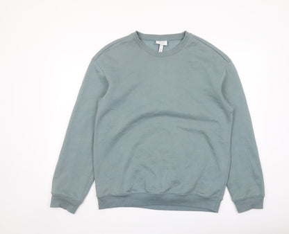 H&M Boys Green Cotton Pullover Sweatshirt Size S Pullover