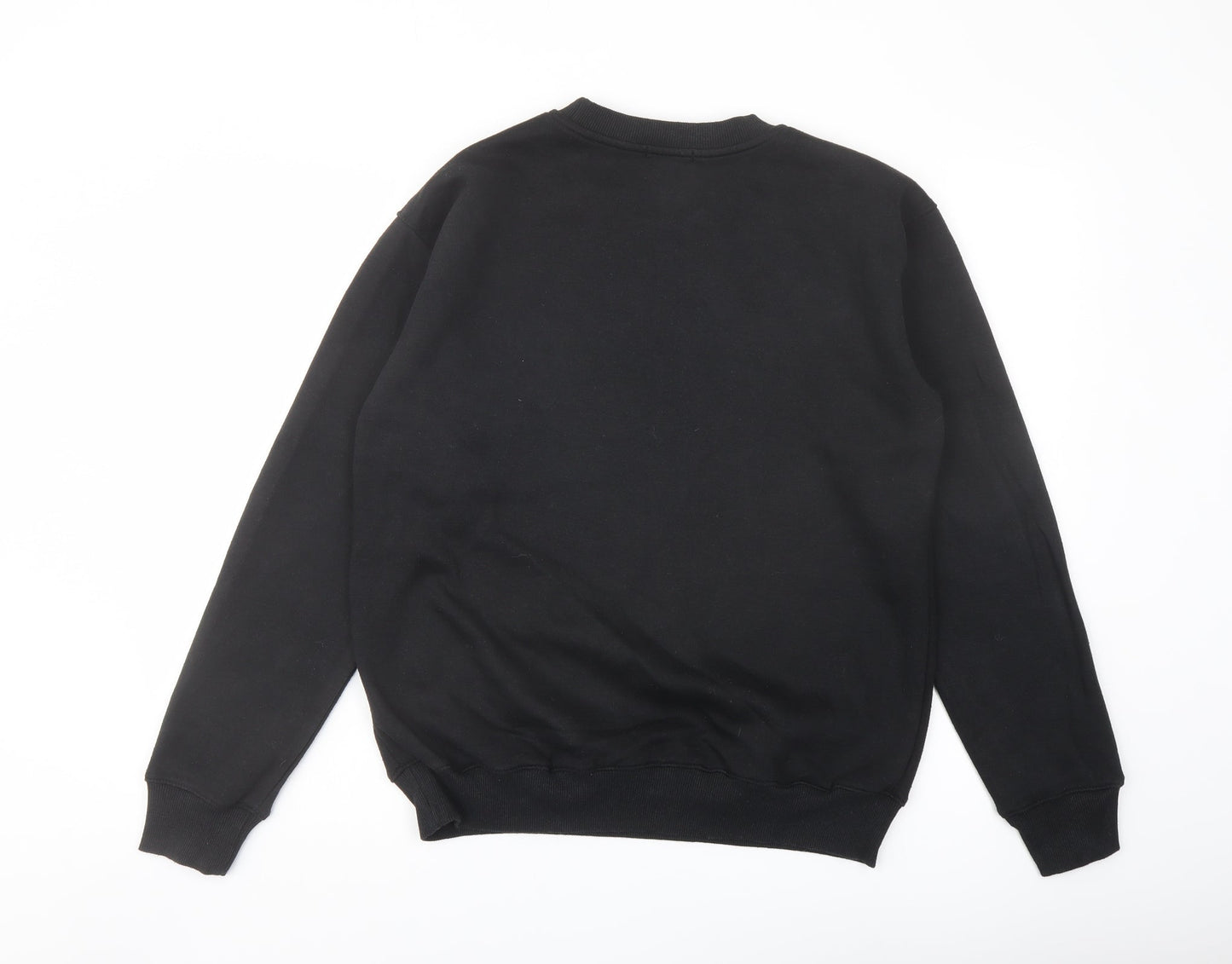Mens UK Size S PRETTYLITTLETHING Black Pullover Sweatshirt