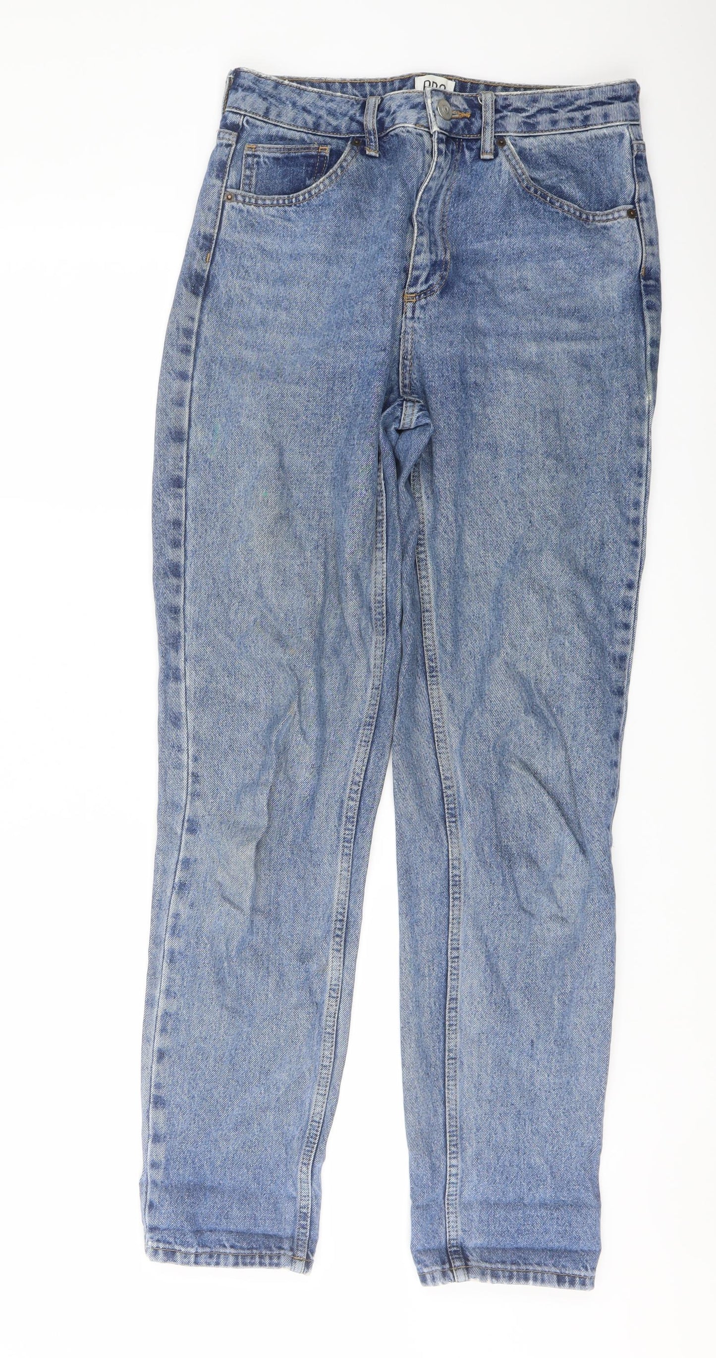 BDG Womens Blue Cotton Straight Jeans Size 28 in L32 in Regular Button