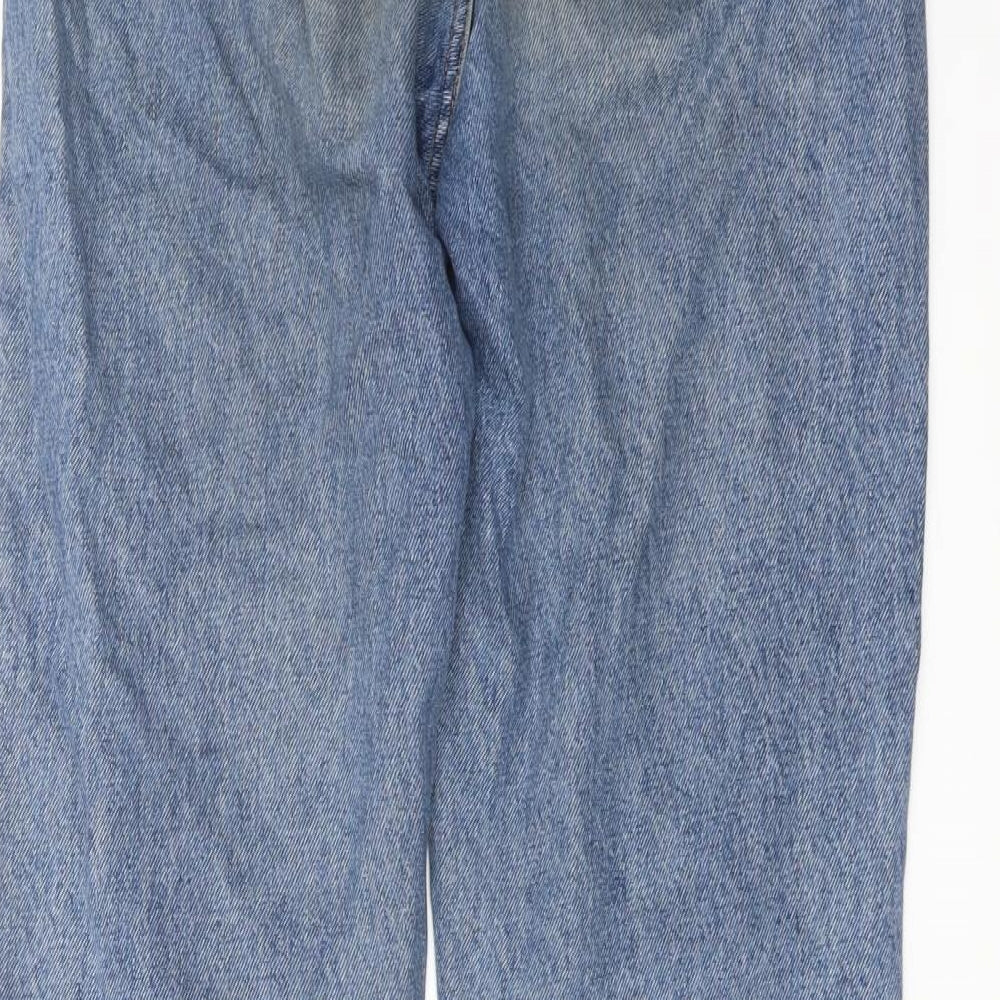 BDG Womens Blue Cotton Straight Jeans Size 28 in L32 in Regular Button