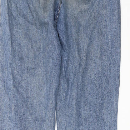 BDG Womens Blue Cotton Straight Jeans Size 28 in L32 in Regular Button