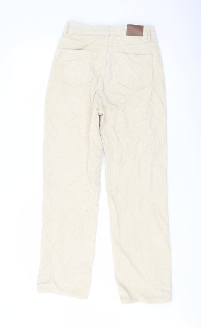 Womens UK Size 8 Missguided Regular Fit  Beige Trousers