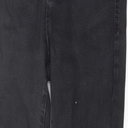 Autograph Womens Grey Cotton Skinny Jeans Size 30 in L26 in Regular Button