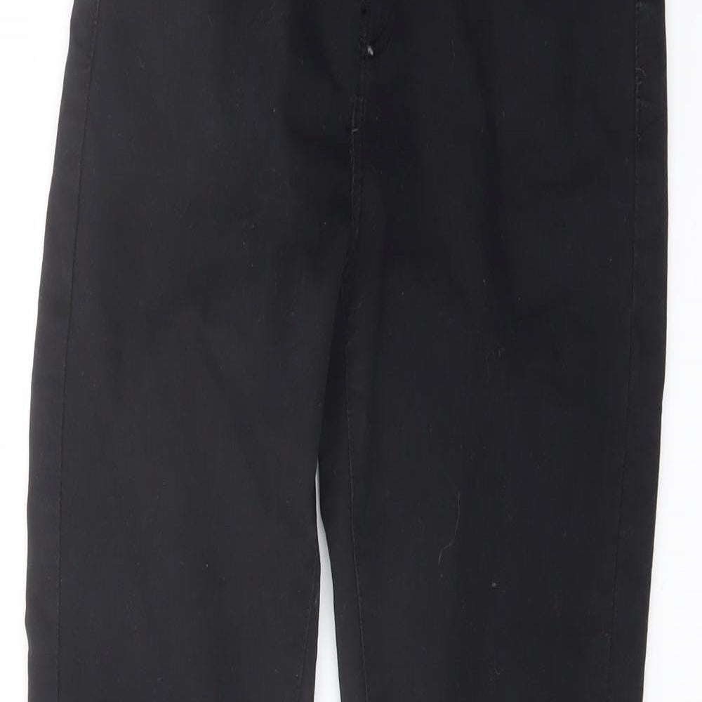 Denim & Co. Womens Black Cotton Skinny Jeans Size 8 L27 in Regular Button