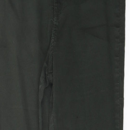 Denim & Co. Womens Green Cotton Jegging Jeans Size 16 L29 in Regular Button