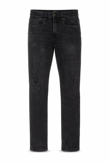 Mens UK Size 30 in RESERVED Regular Fit Straight Black Jeans