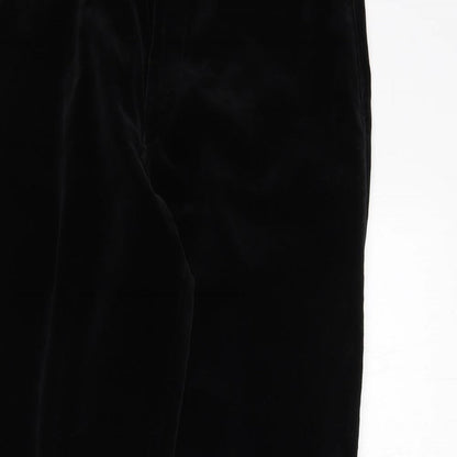 Mens UK Size 30 in Ciro Citterio Regular Fit Dress Pants Black Trousers