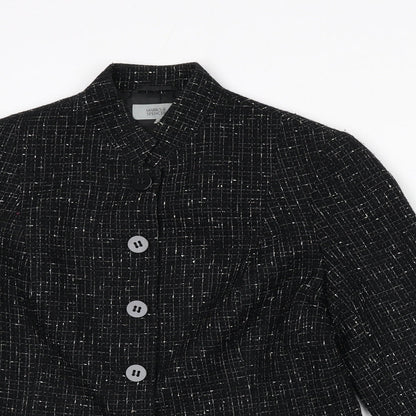Womens UK Size 12 Marks and Spencer Regular Black Blazer