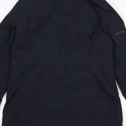 Womens UK Size 12 Gil Bret Blue Rain Coat