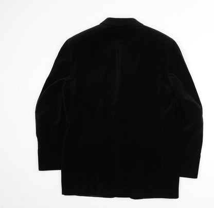 Mens UK Size 38 Ciro Citterio Regular Black Suit Jacket