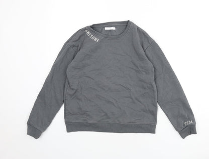 Blue Zoo Boys Green Cotton Pullover Sweatshirt Size 11-12 Years Pullover - Awesome, Cool