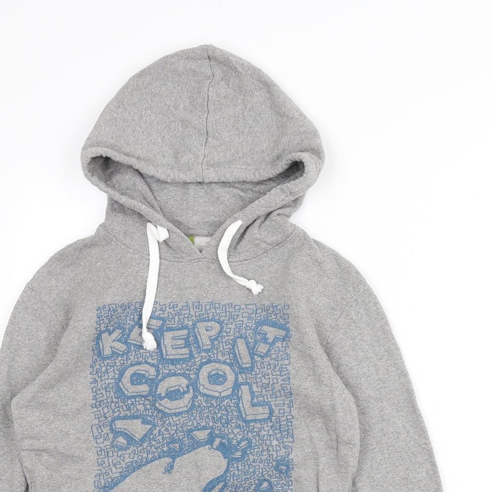 Teemill Womens Grey Cotton Pullover Hoodie Size S Pullover - Keep It Cool
