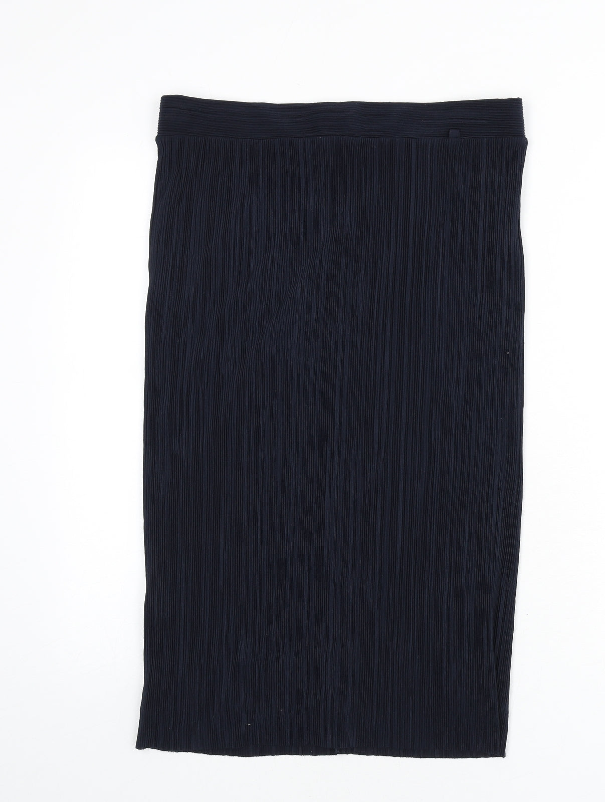 Per Una Womens Blue Polyester Bandage Skirt Size 12