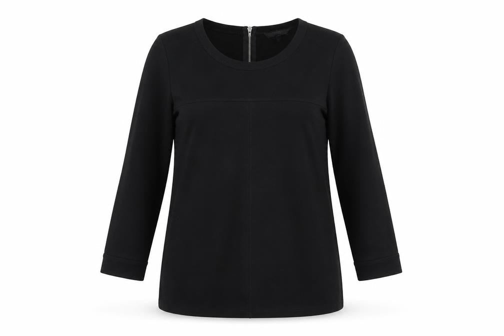 Womens UK Size 10 NEXT Black Basic Blouse