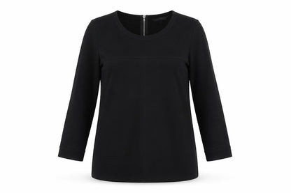 Womens UK Size 10 NEXT Black Basic Blouse