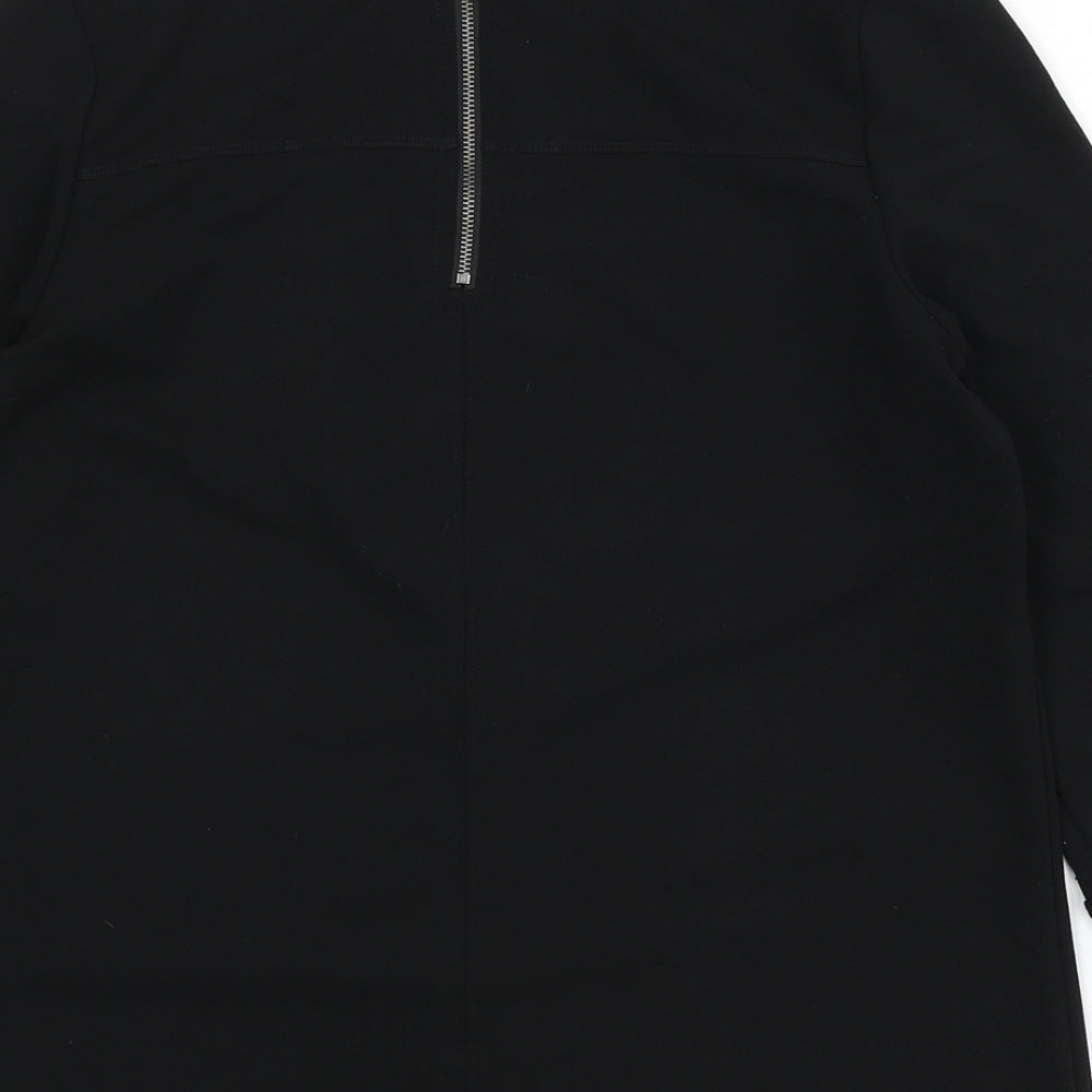 Womens UK Size 10 NEXT Black Basic Blouse