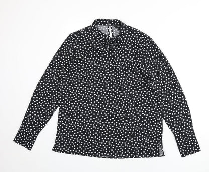 Womens UK Size 10 NEXT Black Basic Blouse