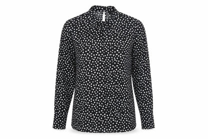 Womens UK Size 10 NEXT Black Basic Blouse