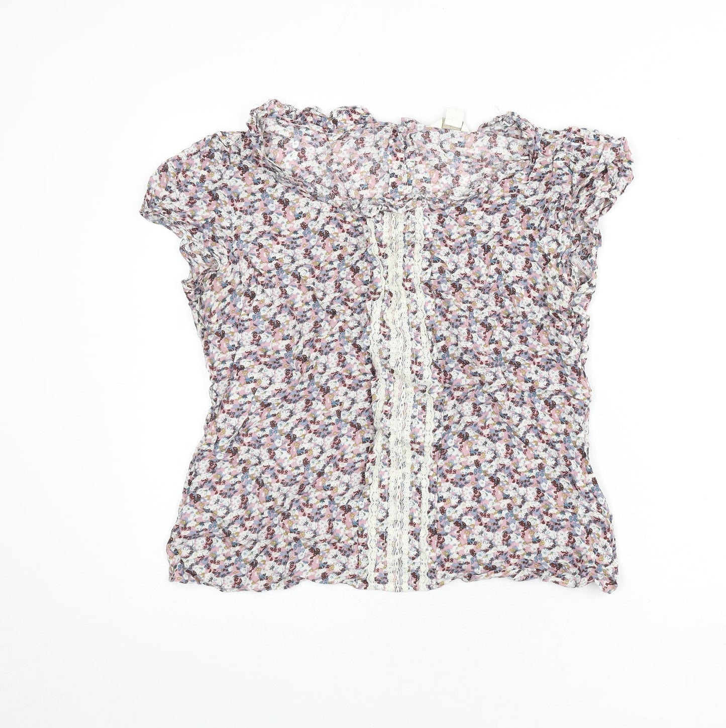 Womens UK Size 14 Monsoon Multicoloured Basic Blouse