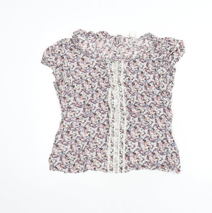 Womens UK Size 14 Monsoon Multicoloured Basic Blouse
