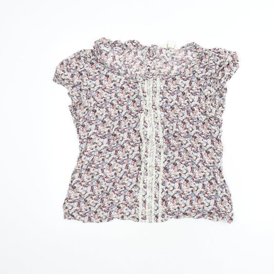Womens UK Size 14 Monsoon Multicoloured Basic Blouse